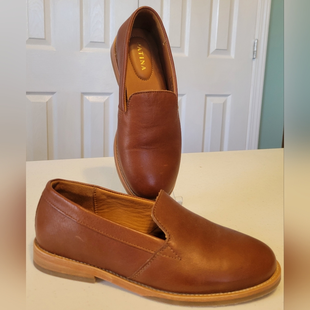 Ladies Tuscan Leather Slip-On Loafers